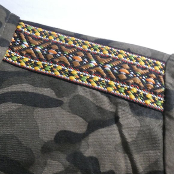 MAX | UK 14 EUR 40 | Camo / Camouflage Snap Button-Up Front Shirt | NWOT - Picture 4 of 16